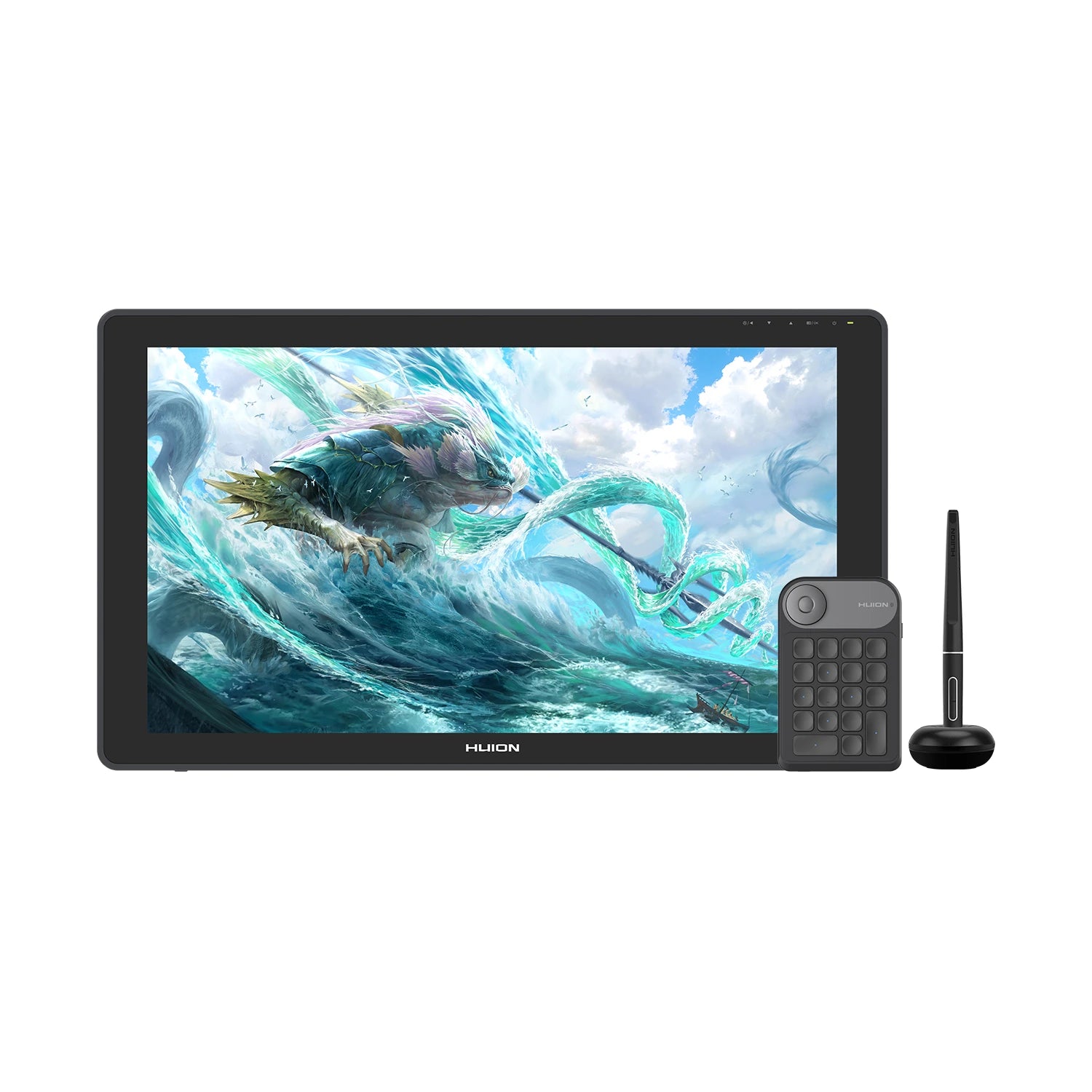 HUION KAMVAS Pro 24(4K) キーボードホルダー付き Huion NL | Huion Kamvas Pro 24 (4K) Pen Display